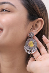 Yellow Bloom Jhumka thumbnail