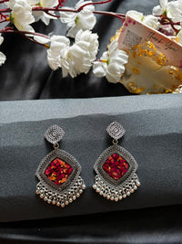 Rosewood Petal jhumka thumbnail